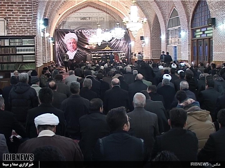 مجلس بزرگداشت آیت ا... هاشمی رفسنجانی در تبریز مجلس بزرگداشت آیت ا... هاشمی رفسنجانی در تبریز