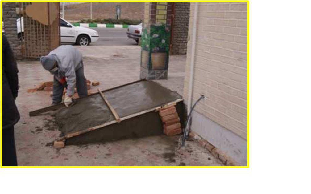 اتمام عملیات مناسب سازی معابر سطح شهر مود برای تردد معلولین