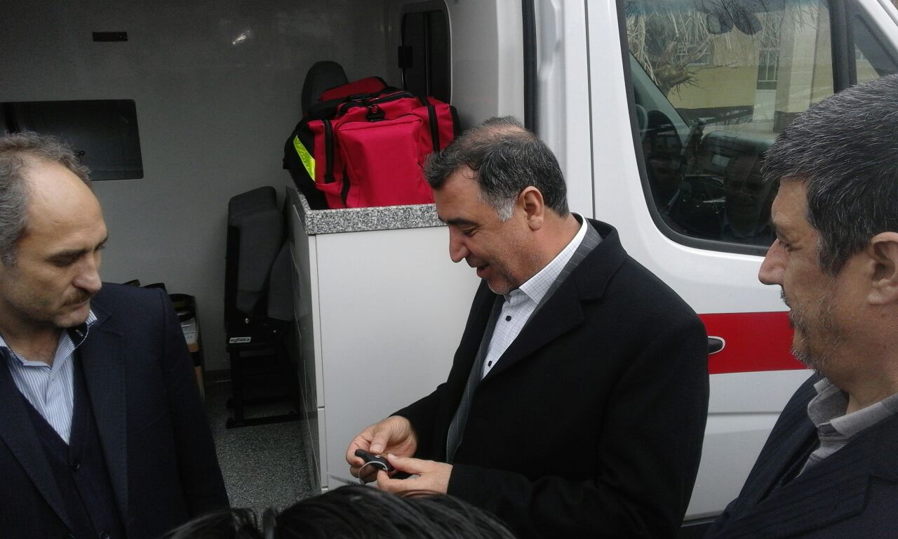 یک آمبولانس جدید برای اورژانس میاندوآب