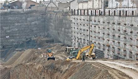 آغاز گودبرداری زائر سرای احمد بن موسی(ع) در مشهد