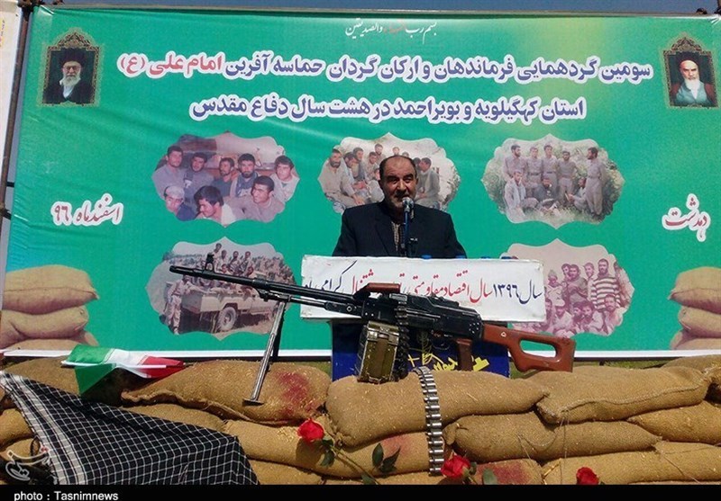 گردهمایی فرماندهان گردان امام علی (ع) در دهدشت