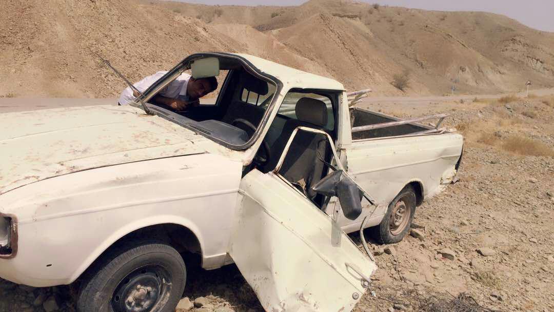 خودروی حامل اتباع خارجی حادثه آفرید