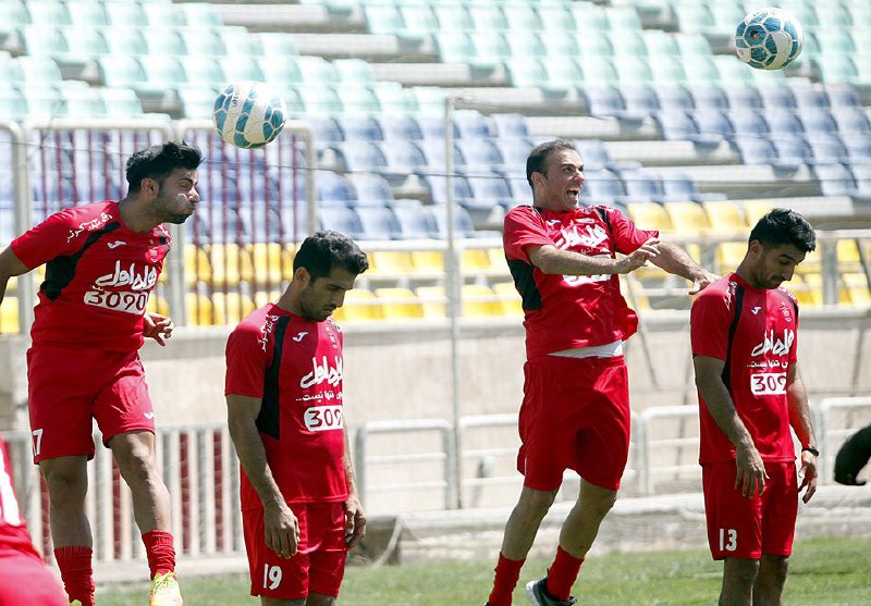 تمرین پرفشار صبح پنجشنبه سرخپوشان