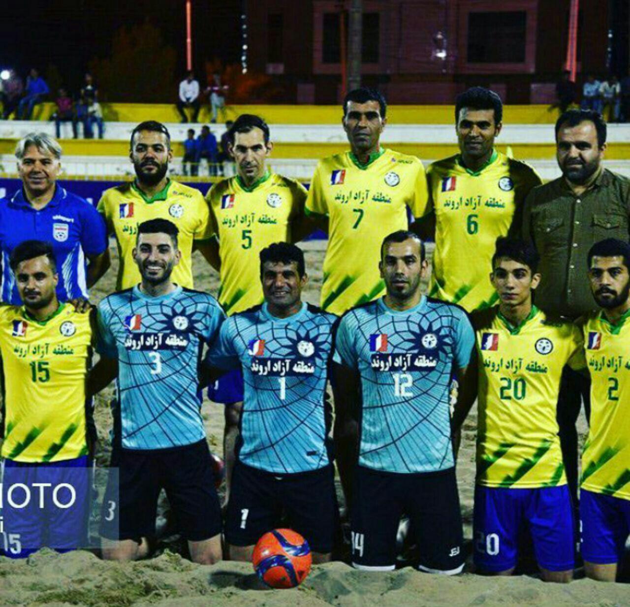 شکستی دیگر برای ساحلی بازان آبادانی شکستی دیگر برای ساحلی بازان آبادانی