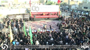 شهرمقدس قم  امروز صحنه اجتماع عظیم و پرشور عزاداران حسینی بود.
