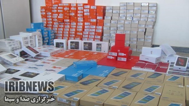 کشف 140 دستگاه گوشی تلفن همراه در زنجان کشف 140 دستگاه گوشی تلفن همراه در زنجان