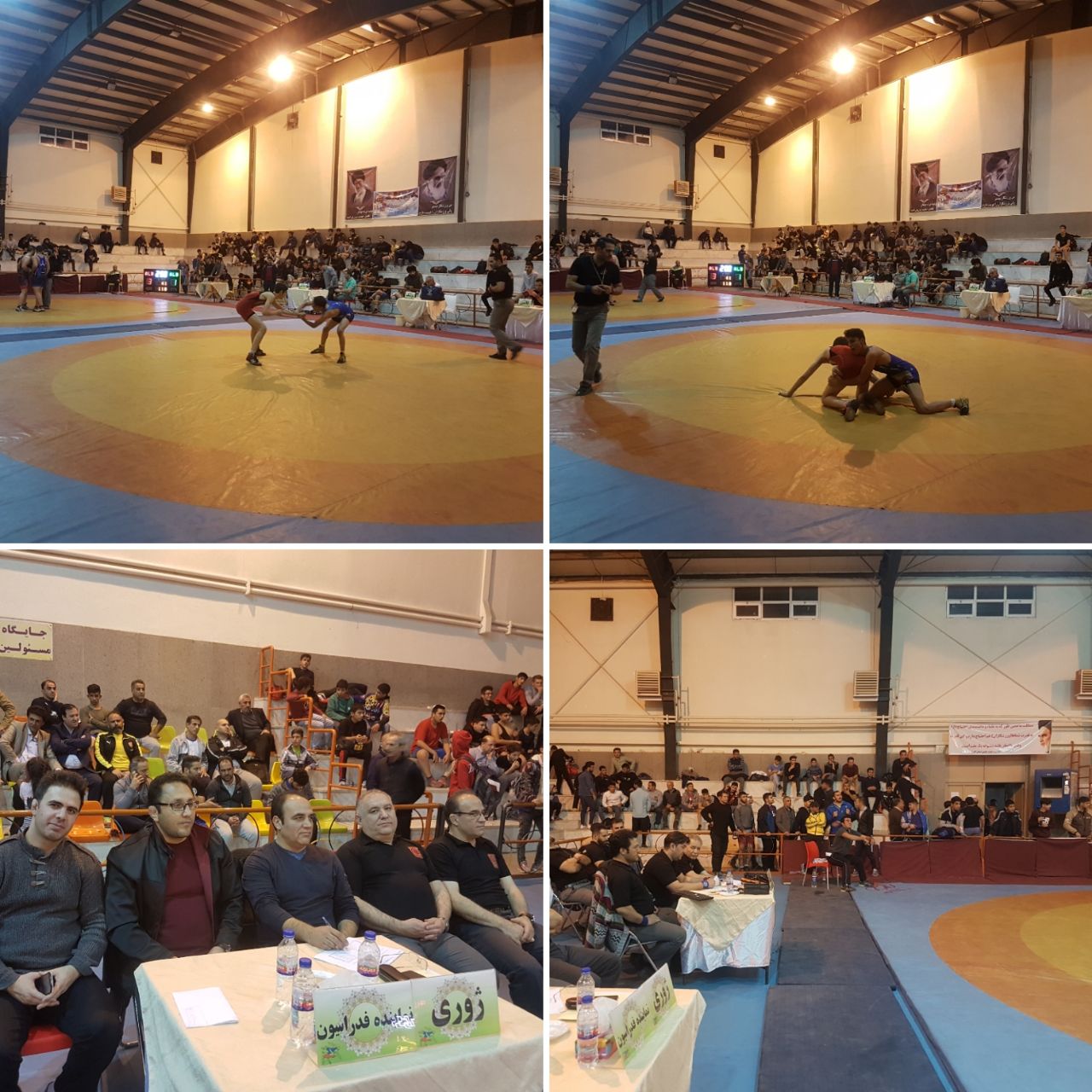 قهرمانی تیم مهرشهر درمسابقات کشتی نوجوانان