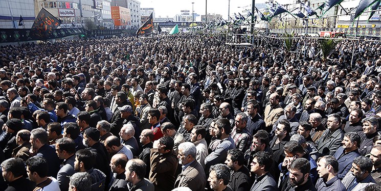 اجتماع بزرگ عزاداری فاطمیه در شیراز