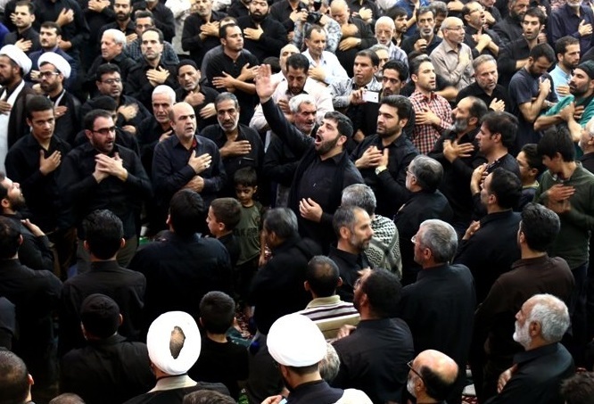 مصلی بیت المقدس اراک پذیرای سوگواران حسینی