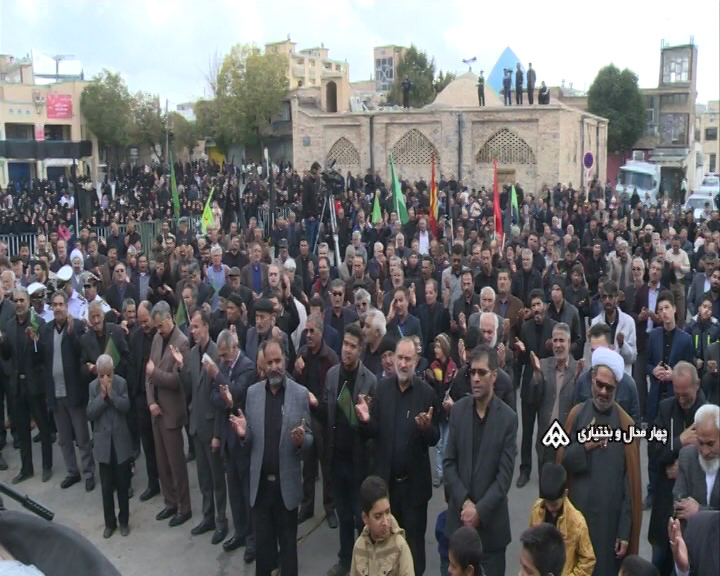 اجتماع عزاداران اربعین در شهرکرد+فیلم