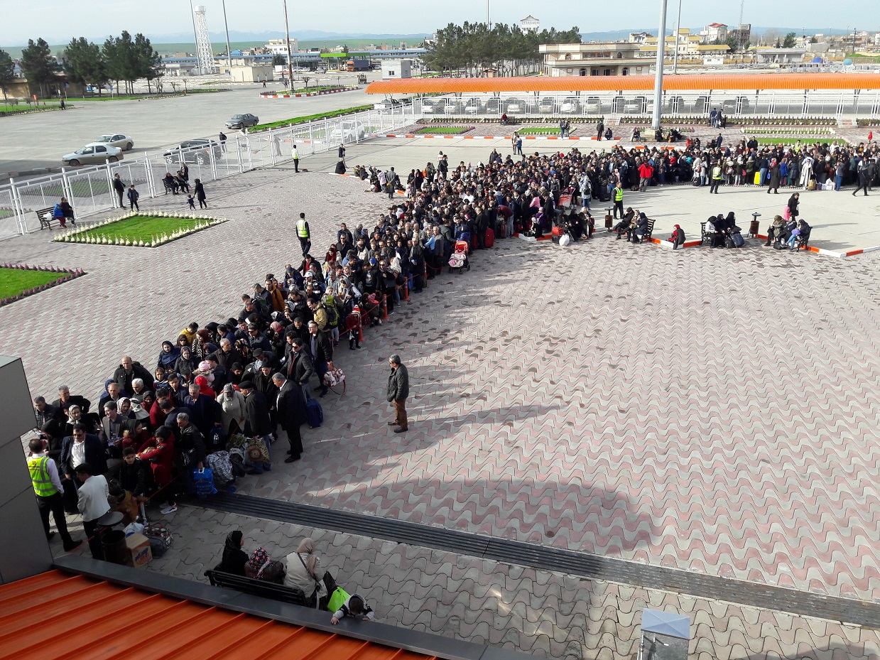 ​تردد بیش از 1 میلیون و 200 هزار نفر مسافر از پایانه مرزی بیله سوار