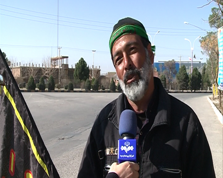 پیاده روی یک خوزستانی به عشق سردار دلها به کرمان پیاده روی یک خوزستانی به عشق سردار دلها به کرمان