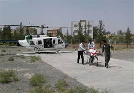 نجات جان جوان قاینی توسط اورژانس هوایی بیرجند