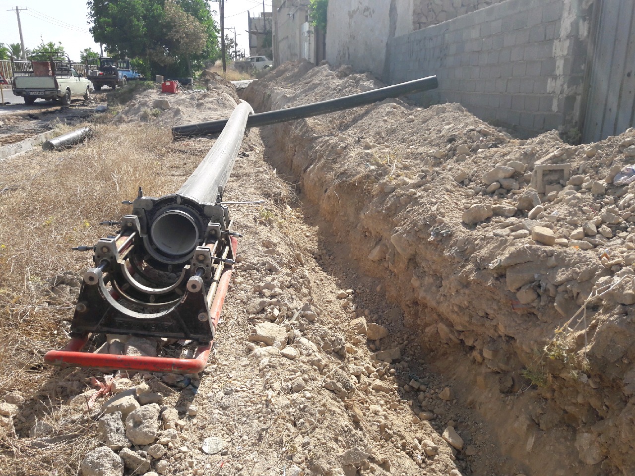 انتقال آب از چاه‌های جدید جهرم