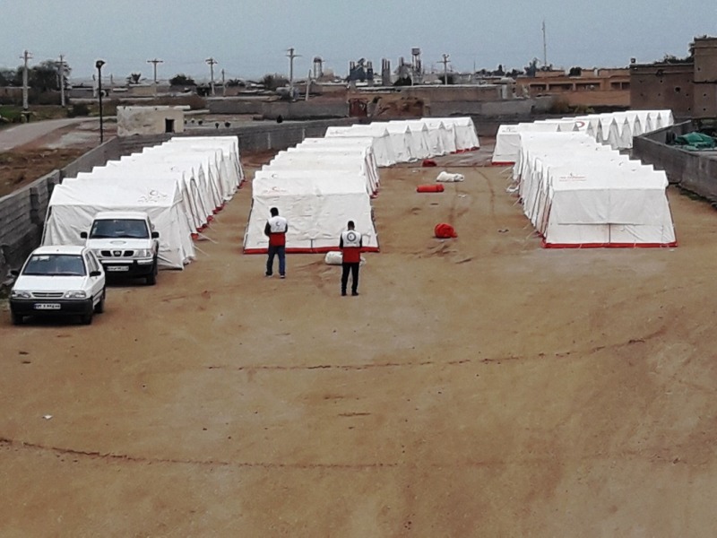 کاهش اردوگاه اسکان سیل زدگان درخوزستان