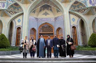 تشرف جمعی از اساتید پاکستانی به حرم رضوی