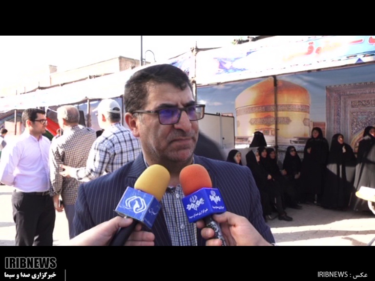 مراسم جشن و نمایشگاه رواق رضوی در اردبیل