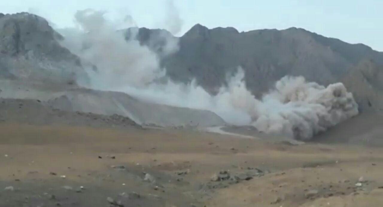 توقف فعالیت یک معدن در آبیک به خاطر انفجار+ فیلم