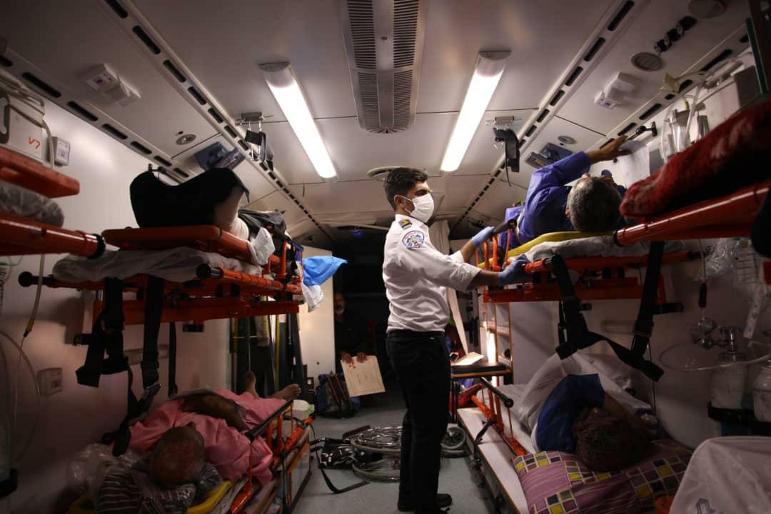 اعزام هوایی مصدومان و بیماران راهپیمایی اربعین از ایلام به تهران