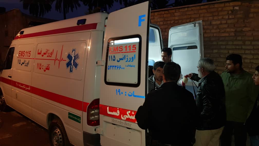 نجات معجزه آسای یک کارگر در فسا