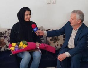 تجلیل از قهرمان کاراته تجلیل از قهرمان کاراته