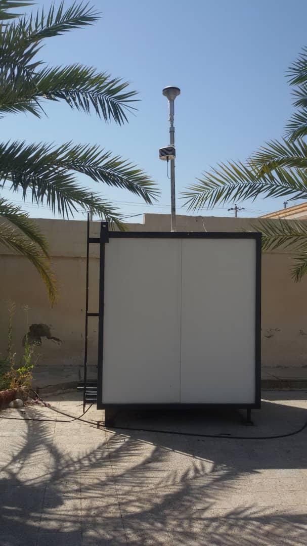 نصب و راه‌اندازی نخستین ایستگاه سنجش آلودگی هوا در شهرستان لامرد