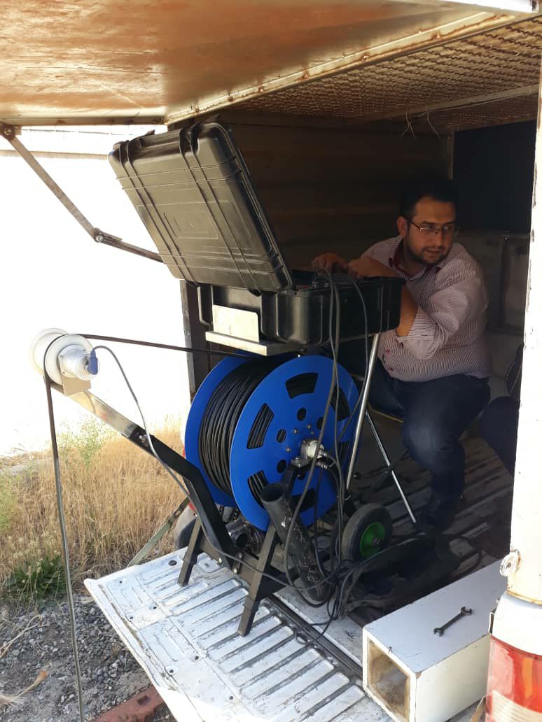 عملیات توسعه شبکه توزیع آب شهر فرهادگرد