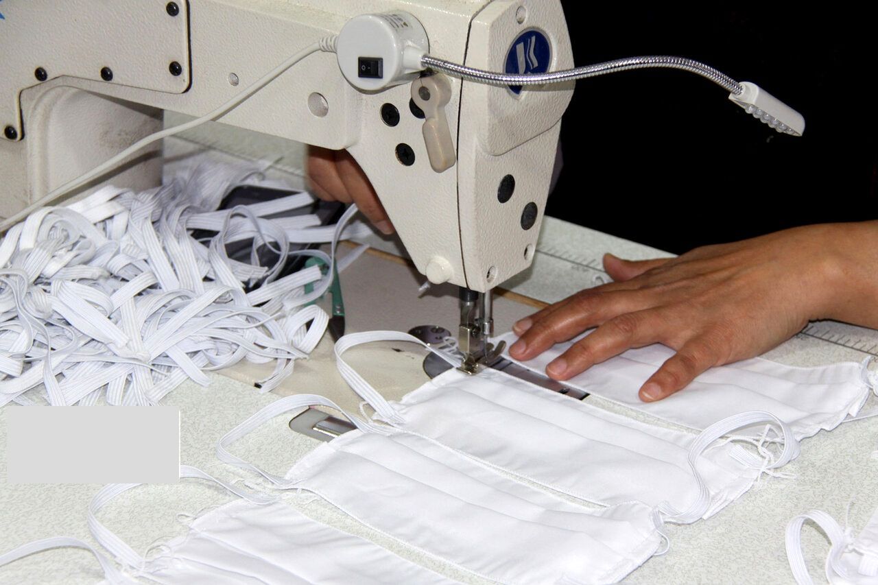 افزایش ظرفیت تولید ماسک پارچهای افزایش ظرفیت تولید ماسک پارچهای