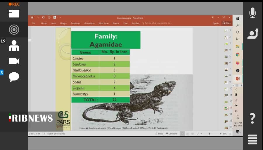 آشنایی بر خط با زندگی خزندگان خوزستان