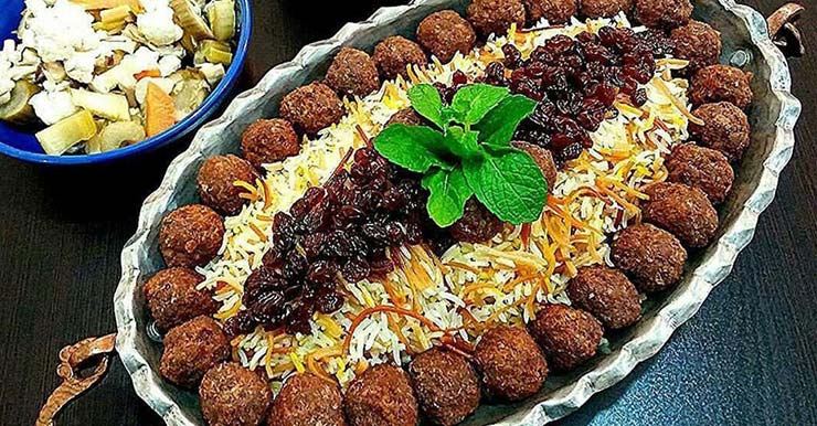 غذاهای مخصوص شب عید نوروز در شهرهای مختلف ایران رشته پلو