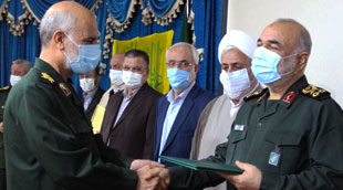 آیین تکریم و معارفه فرماندهی سپاه حفاظت، ولی امر (عج)