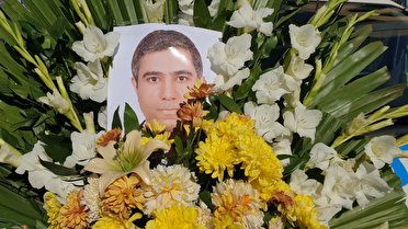 تشییع پیکر مطهر شهید مدافع امنیت ؛پس از اقامه نماز جمعه