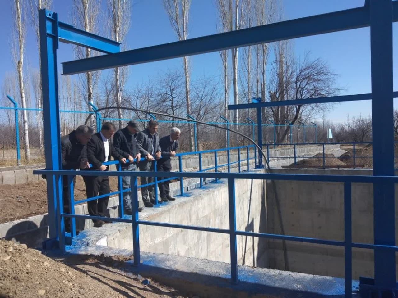 بررسی روند اجرایی پروژه تصفیه خانه فاضلاب روستای وار شهرستان خوی