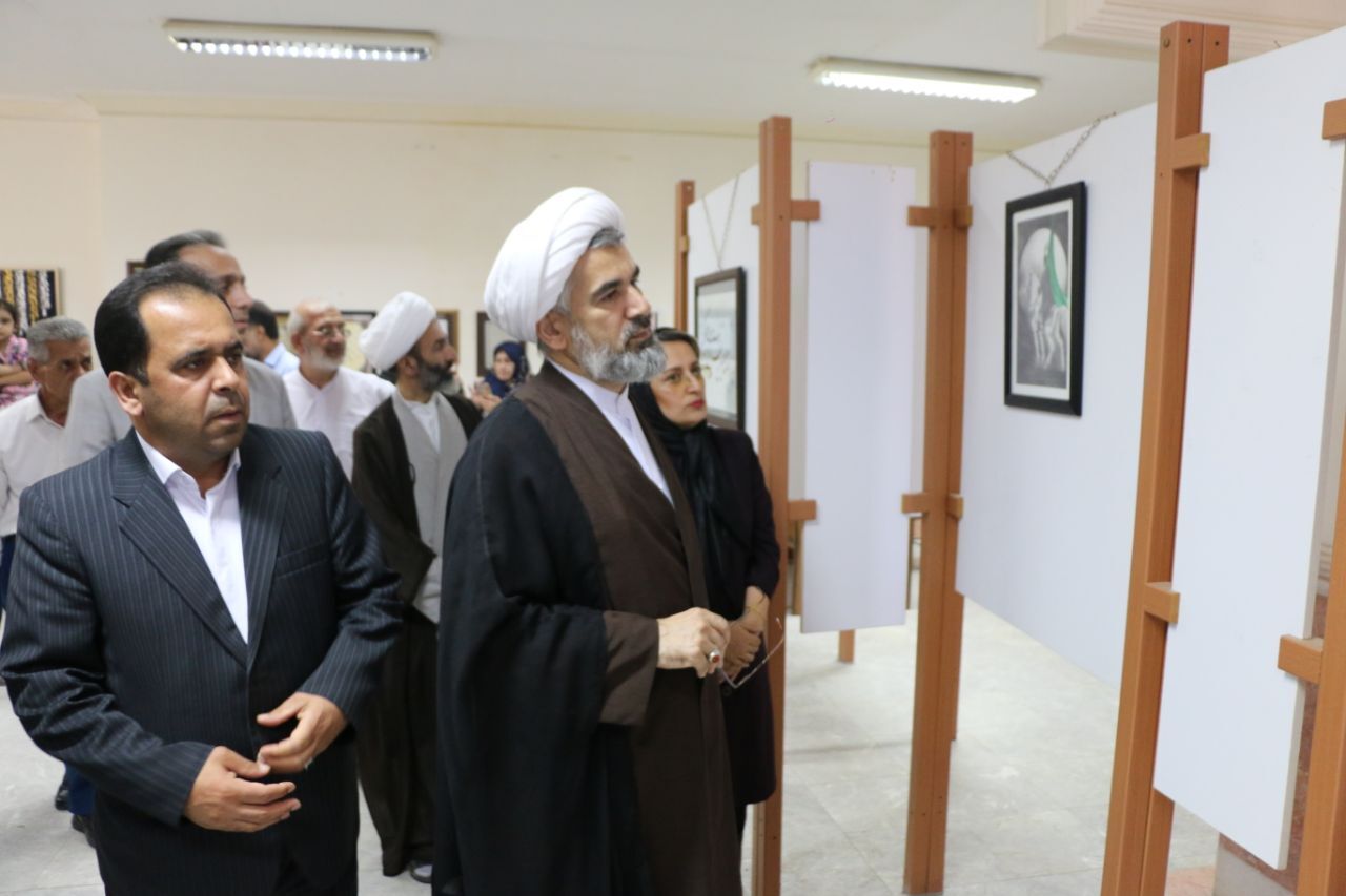 برپا شدن شور حسینی در قاب نمایشگاهی درسیاهکل