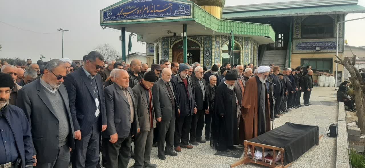 آسمانی شدن مادر شهید قادری در جویبار