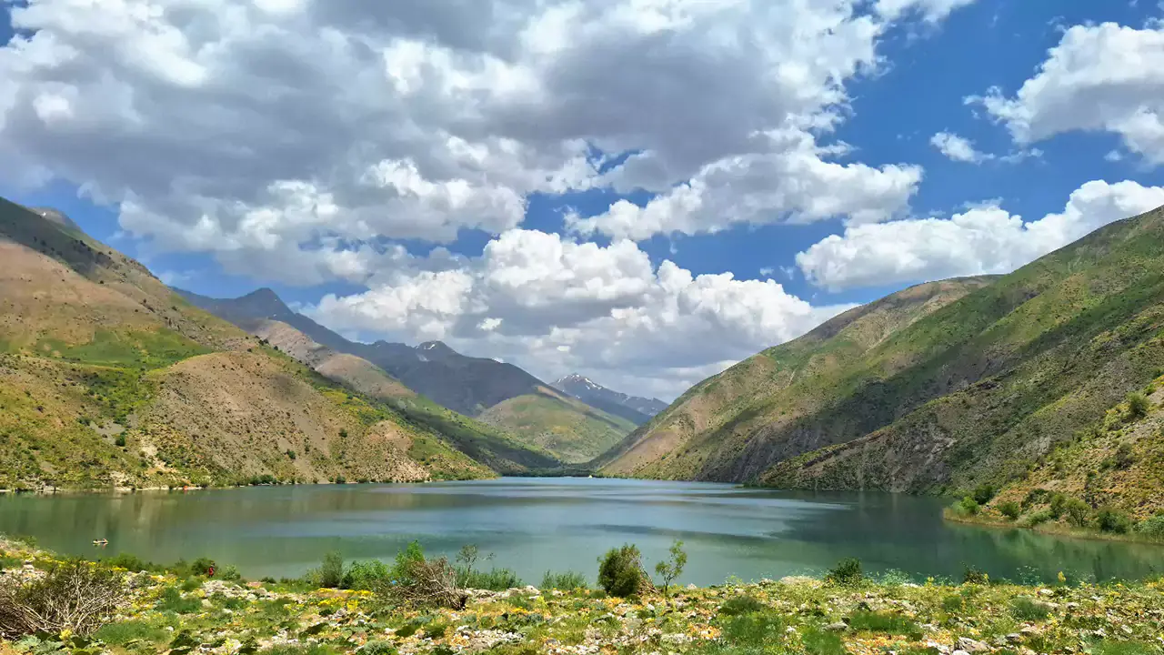 لبریز شدن دریاچه گهر