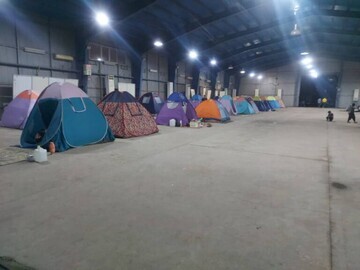 نمایشگاه بینالمللی همدان، محل اسکان اضطراری مسافران نمایشگاه بینالمللی همدان، محل اسکان اضطراری مسافران