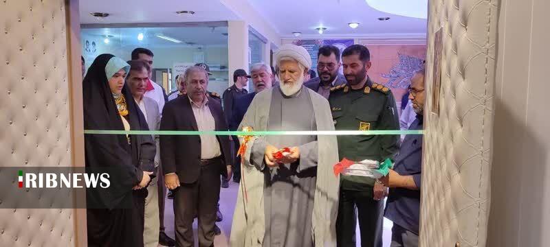 افتتاح نمایشگاه نقاشی به رنگ آسمان در ازنا