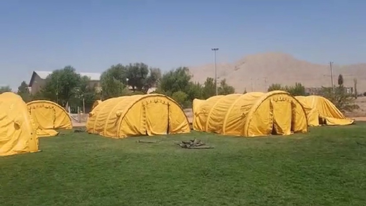 برپایی بیمارستان صحرایی در شهرکرد
