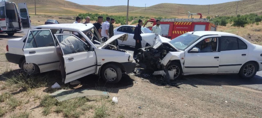 مصدوم، حاصل حادثه ترافیکی در شهرستان درگزین