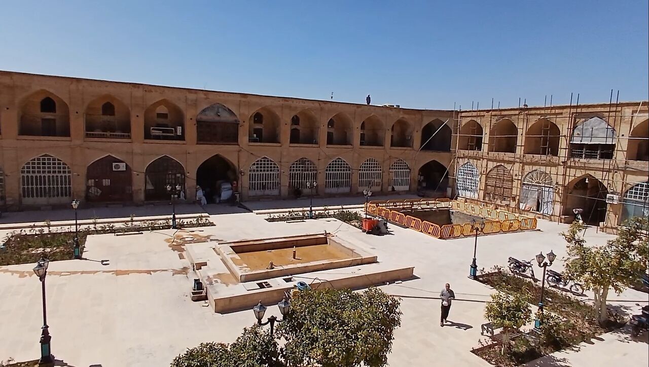 پایان مرمت سرای گمرک بازار وکیل در شیراز