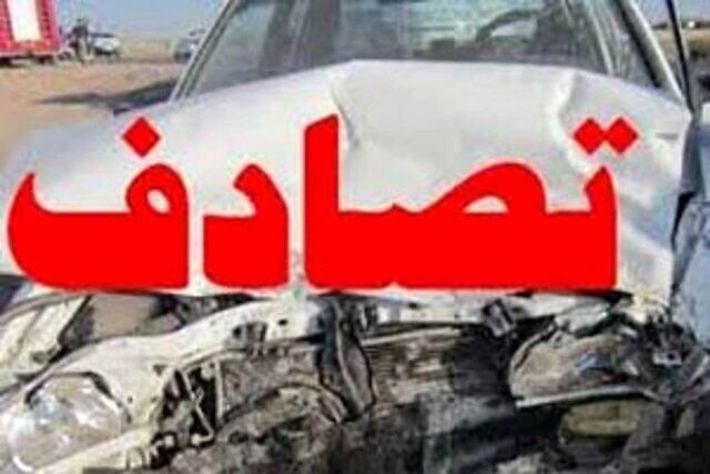 مصدومیت ده تن در سانحه رانندگی در سه‌راهی راژان ارومیه