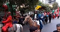 مراسم دسته روی کاروان حسینی در گرگان