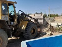قلع و قمع ۳۱ مورد ساخت و ساز غیر مجاز در نیشابور