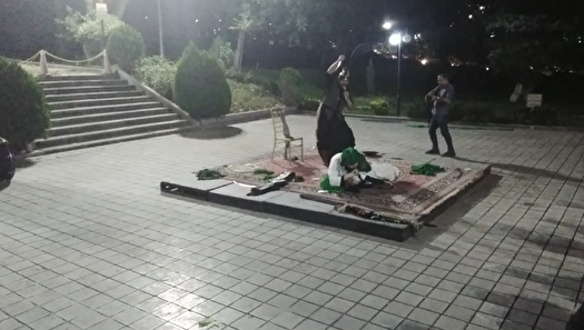 جلوه‌ای از شور حسینی با تعزیه خوانی در فرهنگسرای نیاوران