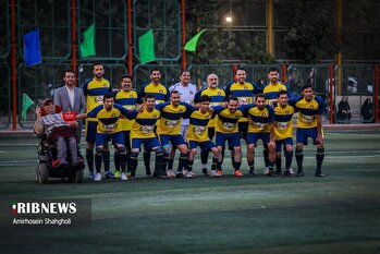 بازی خیرخواهانه فوتبال اهالی رسانه و جامعه مداحان