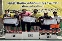 پایان دومین دوره رقابتهای قهرمانی پیکلبال خوزستان با معرفی برترین‌ها