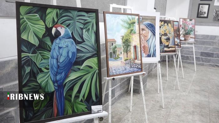 پیشگامی دانش آموزان قمی در رشته نقاشی