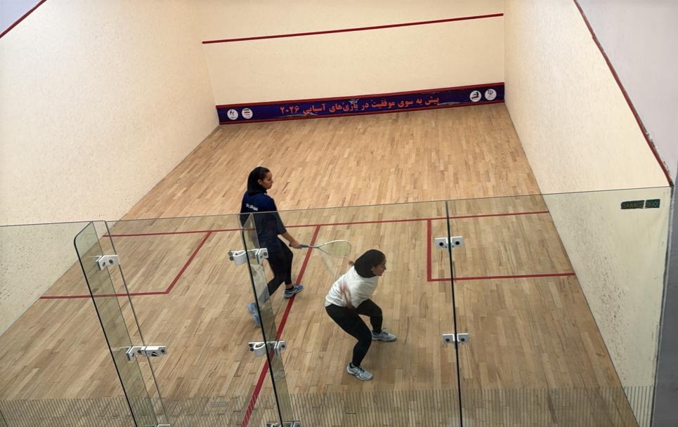 درخشش بوشهری‌زاده و اقتداری در روز نخست انتخابی تیم ملی اسکواش بانوان