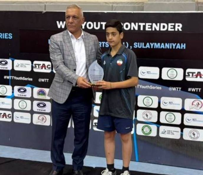 درخشش پینگ پنگ بازان کردستانی در مسابقات  کانتندر عراق